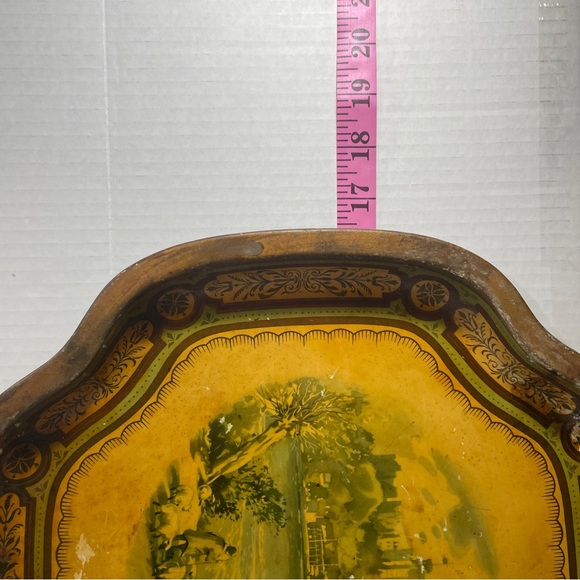 Vintage Baret Ware Metal Serving Tray #124 Regal Windsor Castle Made In England - Picture 11 of 12